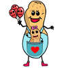 Peanut Mom Mom Baby Nut