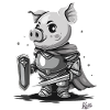 Gloire d’un chevalier cochon