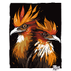 A Pair of Hoatzin Birds
