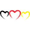 Germany Flag Heart