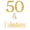 50 & Fabulous Gold Glitter