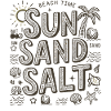 Beach Time Sun Sand Salt