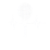 Tennis Heartbeat Racket Motif