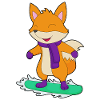 Fuchs Snowboarder Snowboard