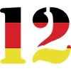 12 Numéro Jersey Allemagne