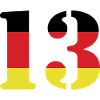 13 Number Jersey Germany