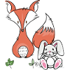 Fuchs und Hase