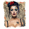 Pin Up Rock Ability Woman