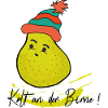 Pear with cap