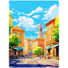 Aix En Provence France Vintage Travel Poster WPA