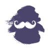 Mustache Bear Hipster