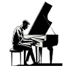 pianist playing a piano