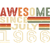 July 1966 Birthday Gift July 1966 Vintage