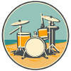 Drum Set Illustration