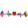 Cardio Heart Flag États-Unis, Colombie