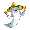 Dolphin Musician Maracas Music