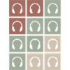 Headphone pattern music