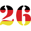 26 Numéro Jersey Allemagne
