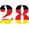 28 Number Jersey Germany