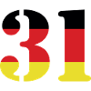 31 Numéro Jersey Allemagne