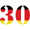 Maillot 30 numéros Allemagne