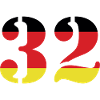 32 Number Jersey Germany