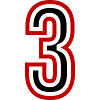 3 Number Years Jersey
