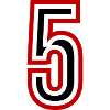5 Number Years Jersey