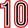 10 Number Years Jersey