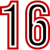 16 Number Years Jersey