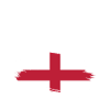 Brushstroke England Flag