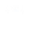 Heartbeat with paw print