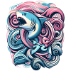 Mermaid Shark Cute Kawaii