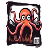Little funny octopus: HELO!