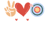 Peace Love Archery Hunting Compound Bow Funny