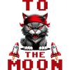 Kitty à la lune