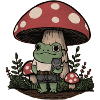 The frog and the kitten