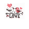 Two Loving Birds, Bird Love