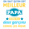 Père de deux garçons