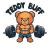 Teddy Bear Weight Lifting Gym Pun