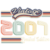 Originale 2007 Vintage edition Retro Compleanno