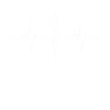 Yoga Heartbeat Silhouette Meditating Pose