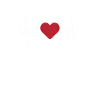 Heartbeat with heart symbol