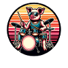 Pig Drums Drummer Band Percussion