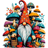 Gnome aux champignons
