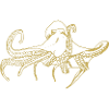 Illustrated designs with octopus