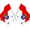 Flags crossed Hesse