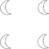 Moon Four Moons Planet Symbol