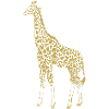 Illustrated designs with giraffe