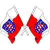 Two flags crossed Thuringia